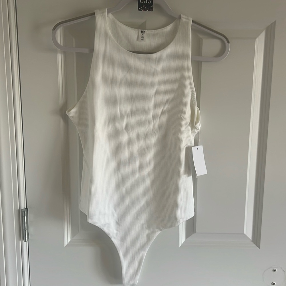 BP. Nordstrom Butter Tank Bodysuit in Ivory Tofu NWT
